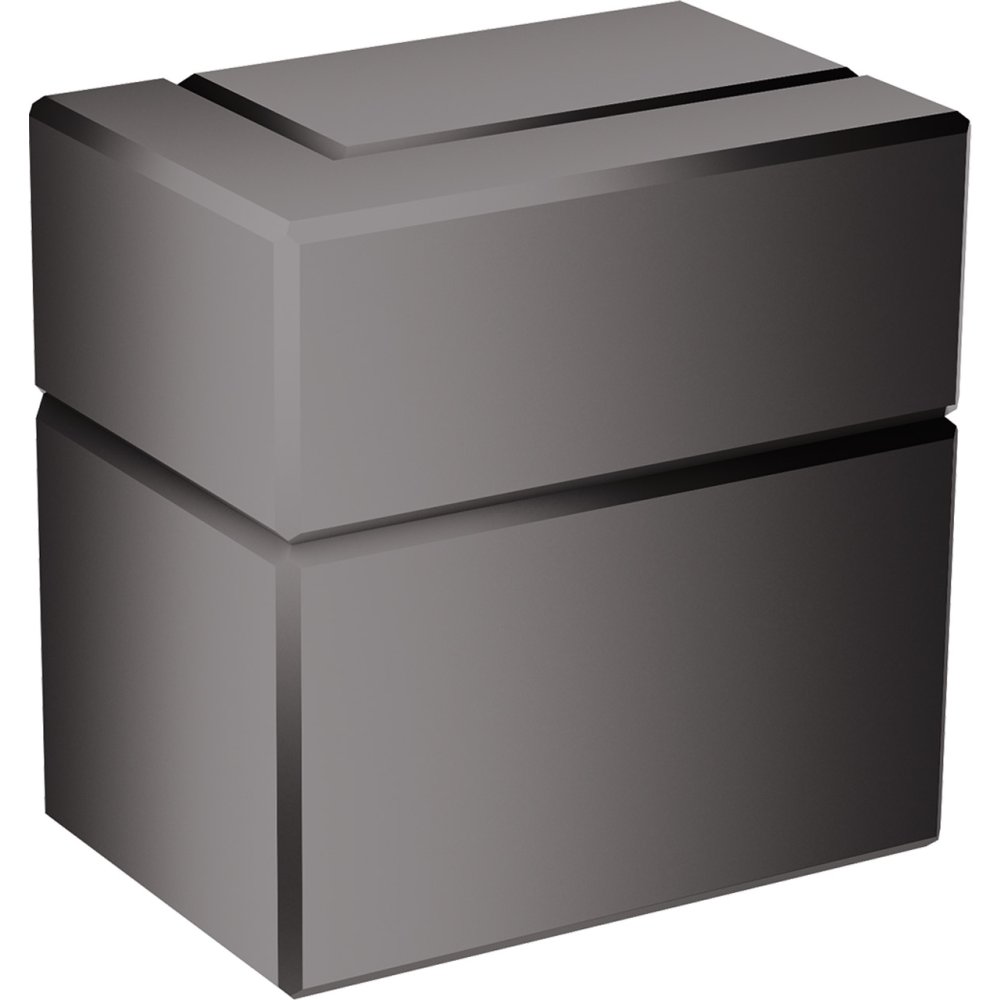 Запорный вентиль Axor Edge, скрытого монтажа, 46770330, полированный черный хром 