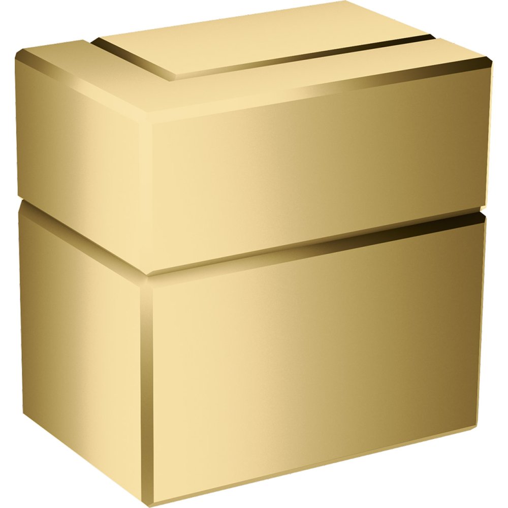 Запорный вентиль Axor Edge, скрытого монтажа, 46770990, полированное золото