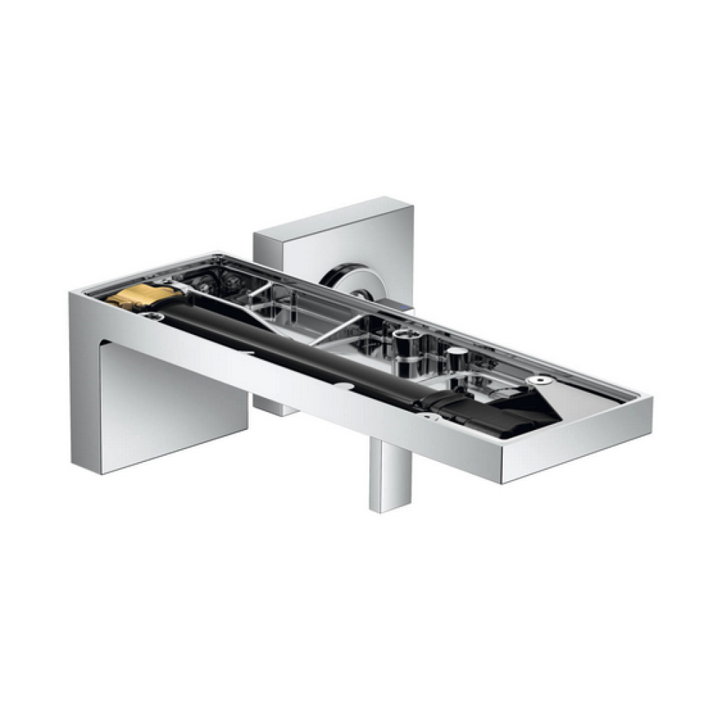 Смеситель для раковины AXOR MyEdition настенный с изливом 221 мм без панели, полированное золото  47062990