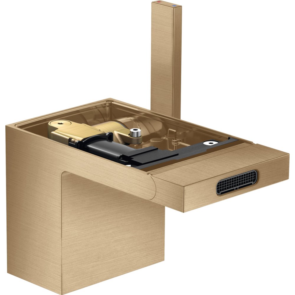 Смеситель для биде Axor MyEdition, однорычажный, без панели, 47212140, шлифованная бронза