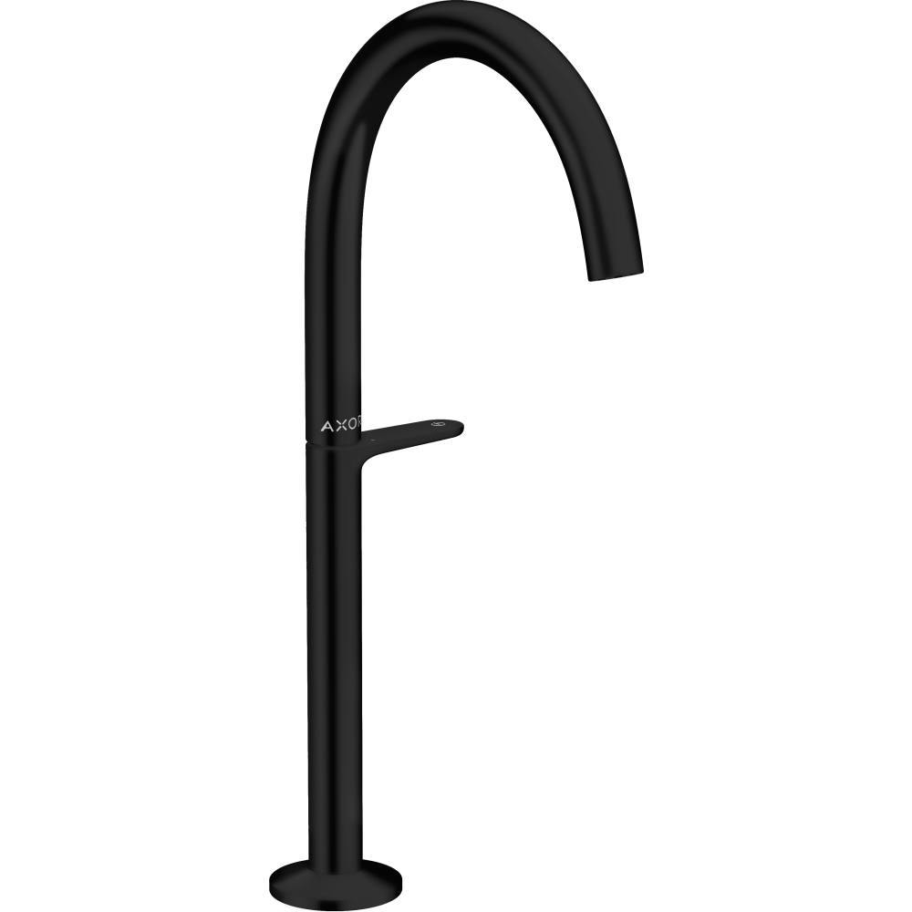 Смеситель для раковины Axor One Select, 260, со сливным клапаном Push-Open, 48030670, матовый черный