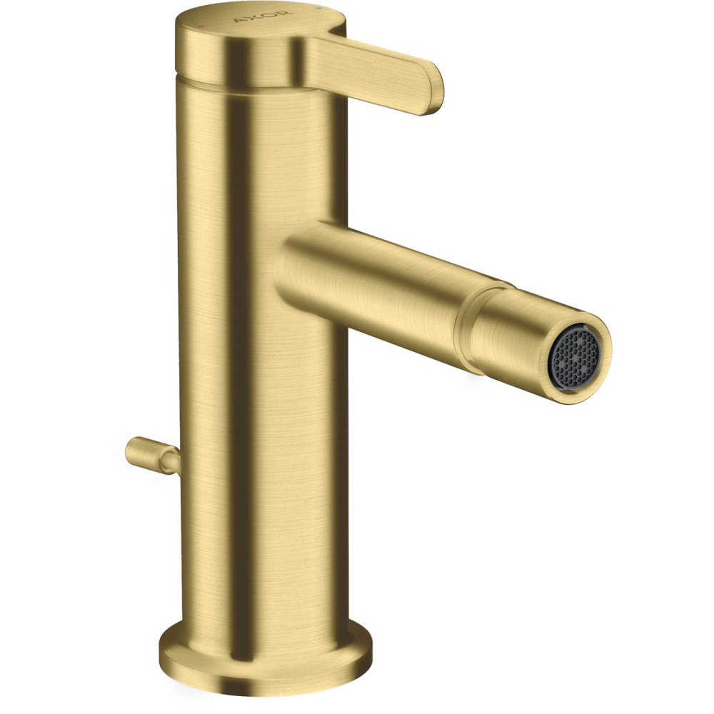 Смеситель для биде Axor One, однорычажный, со сливным гарнитуром, 48210950, шлифованная медь