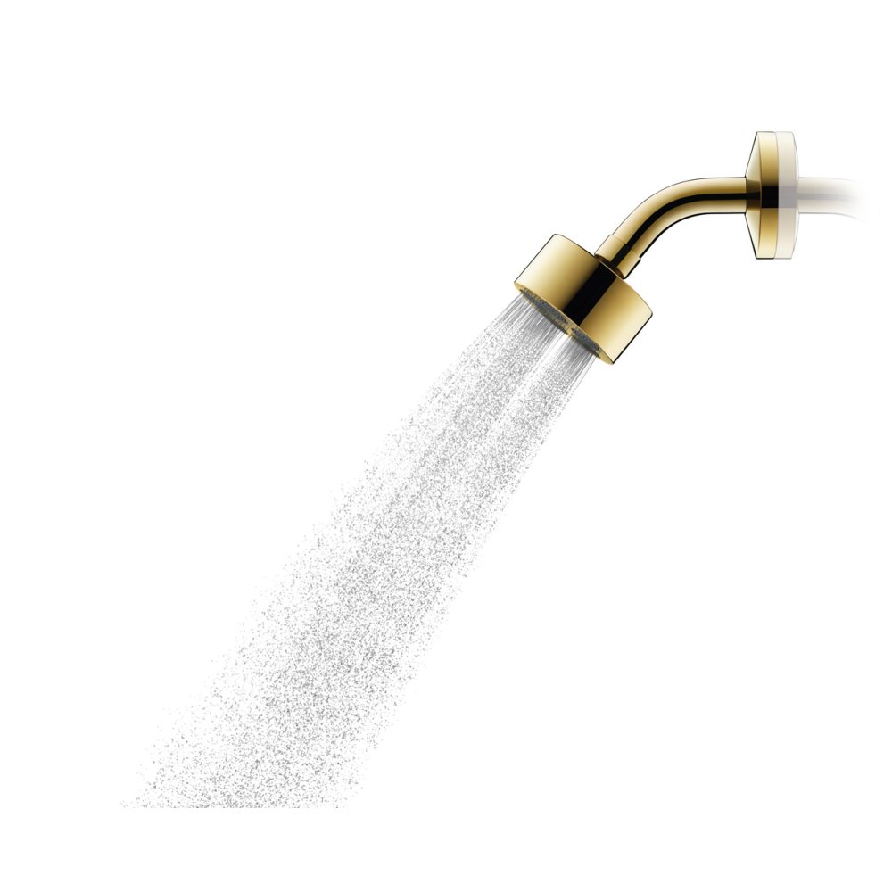 Верхний душ Axor One, 75 1jet, EcoSmart, с держателем, 48490670, матовый черный