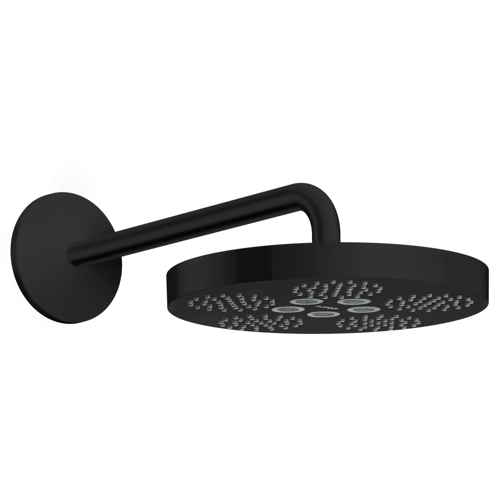 Верхний душ Axor One, 280 1jet с держателем, 48491670, матовый черный