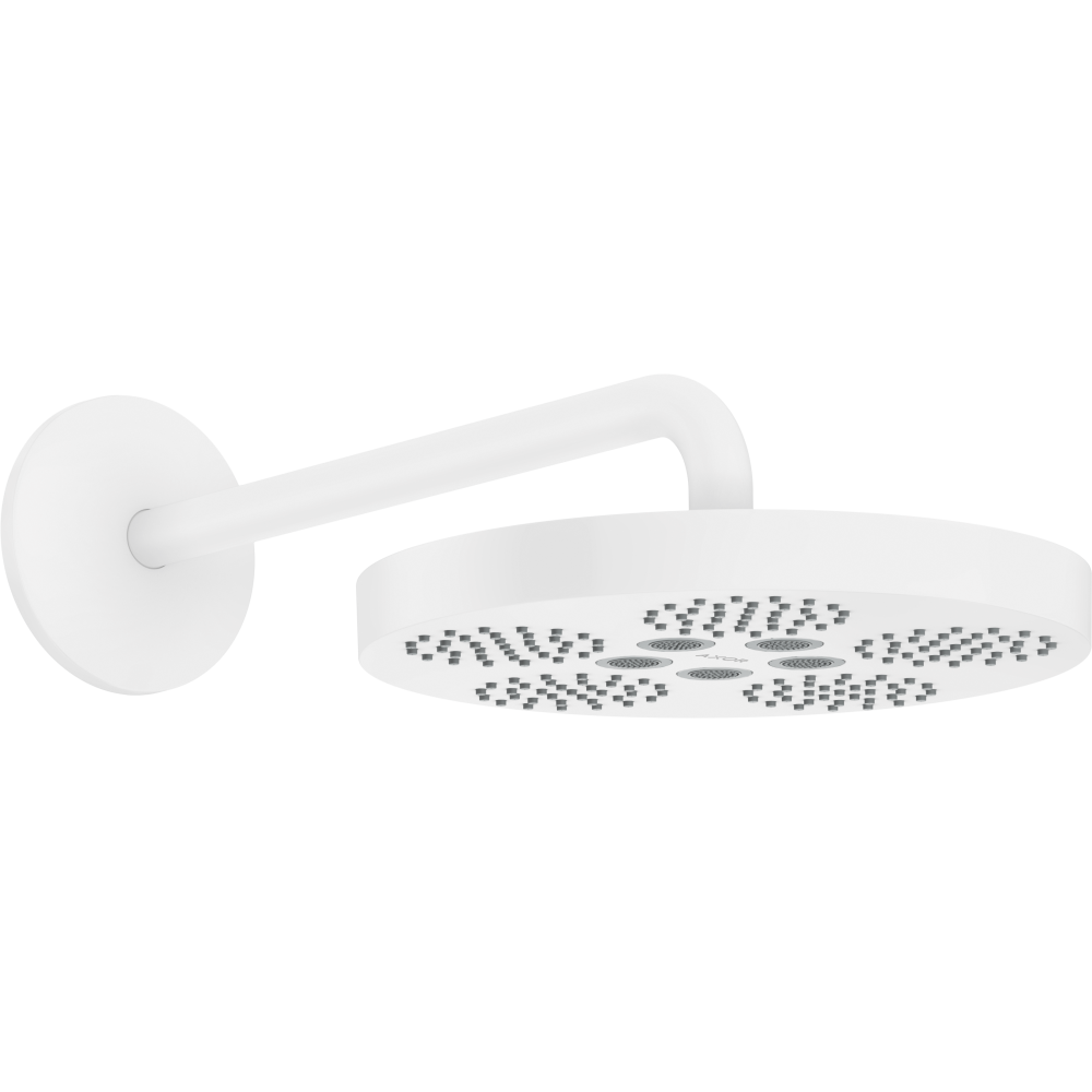 Верхний душ Axor One 280 1jet с держателем, 48491700, матовый белый