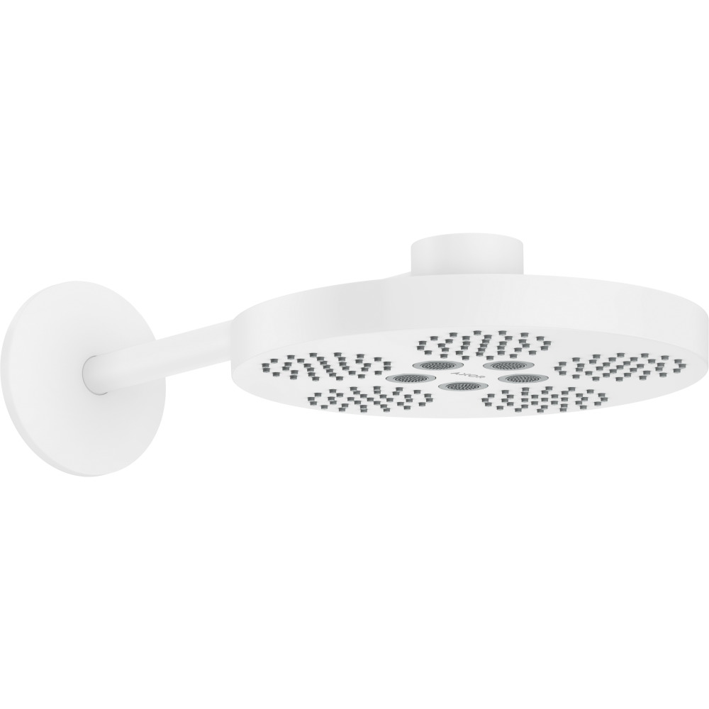 Верхний душ Axor One 280 2jet с держателем, 48492700, матовый белый