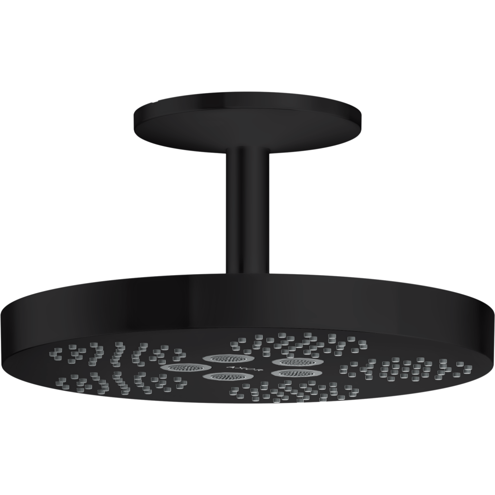 Верхний душ Axor One, 280 1jet, с потолочным подсоединением, 48493670, матовый черный