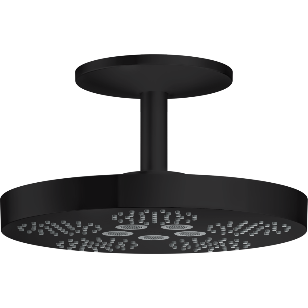 Верхний душ Axor One, 280 2jet, с потолочным подсоединением, 48494670, матовый черный