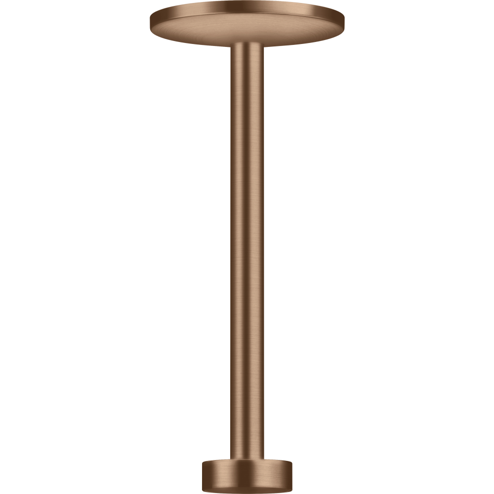 Потолочное подсоединение Axor One, 300 мм, для верхнего душа, 280, 2 jet, 48496310, шлифованное красное золото