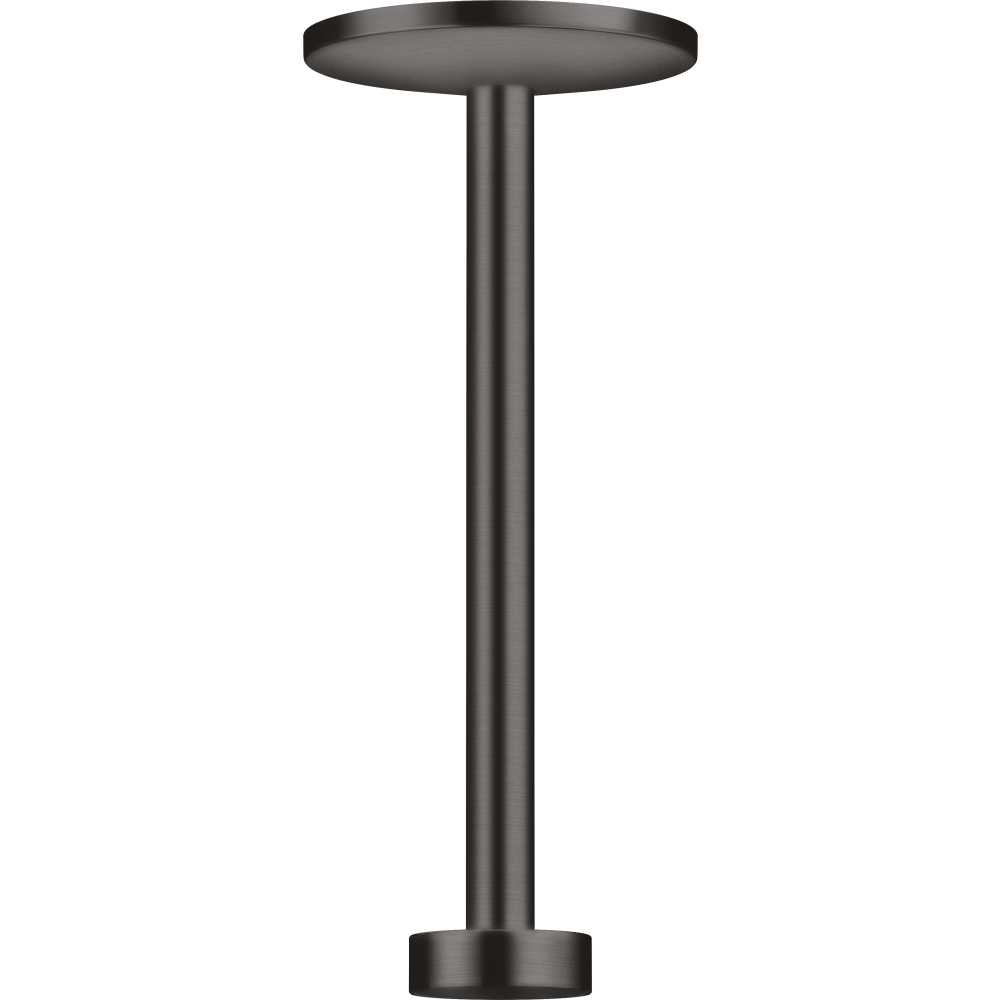 Потолочное подсоединение Axor One, 300 мм, для верхнего душа, 280, 2 jet, 48496340, шлифованный черный хром 