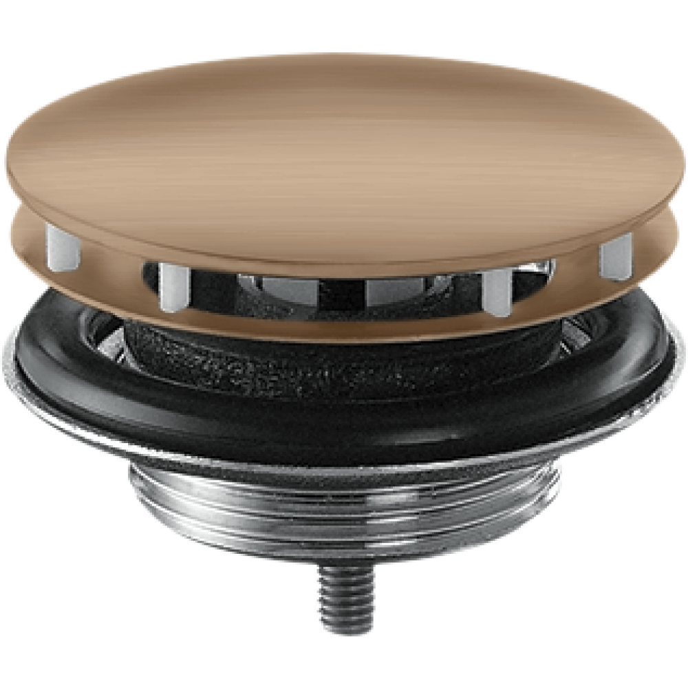 Сливной набор незапираемый, для раковины Axor, 51301310, шлифованное красное золото