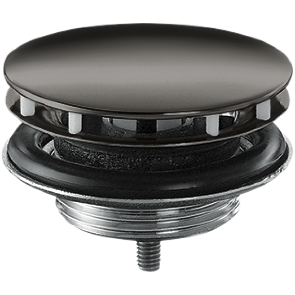 Сливной набор незапираемый, для раковины Axor, 51301330, полированный черный хром 