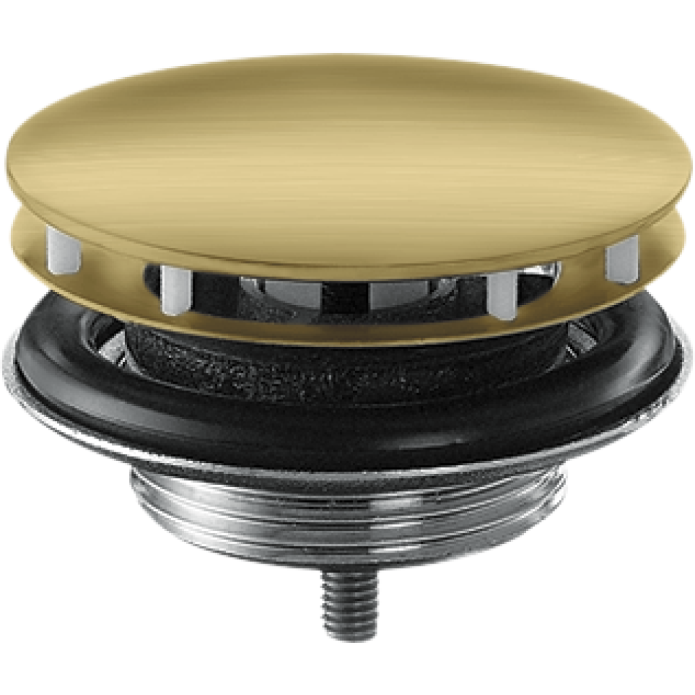 Сливной набор незапираемый, для раковины Axor, 51301950, шлифованная медь