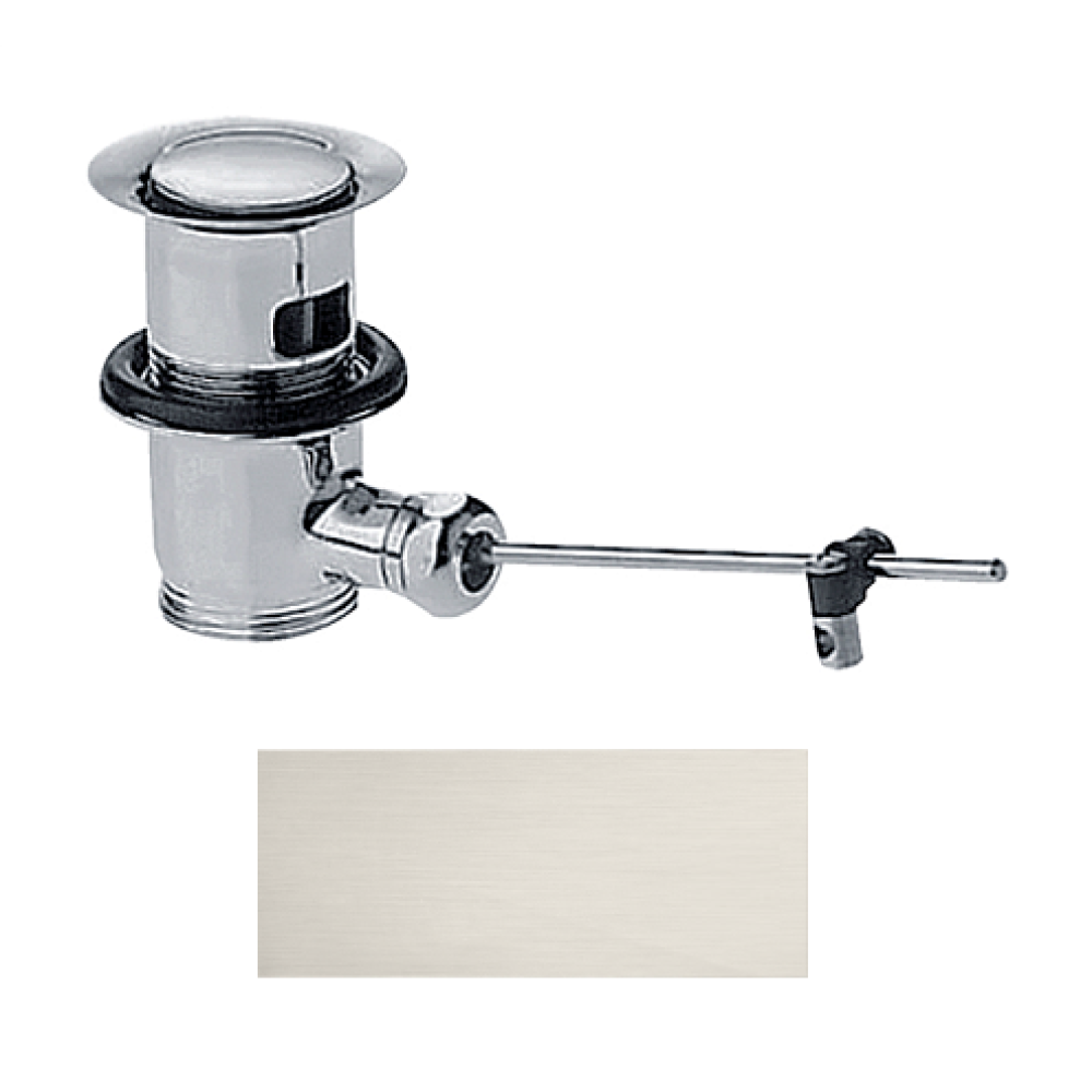 Сливной набор с возможностью перекрытия стока, для раковины и биде Axor, 51302800, сталь