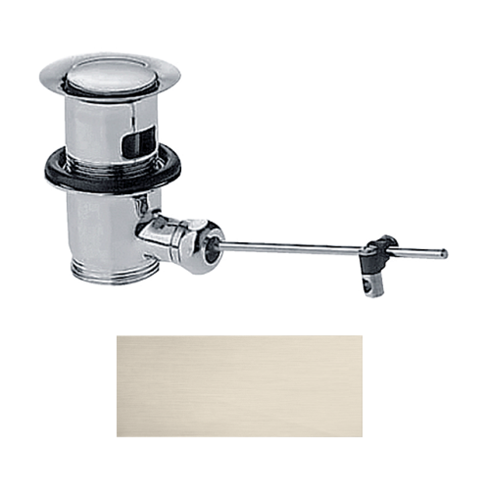 Сливной набор с возможностью перекрытия стока, для раковины и биде Axor, 51302820, шлифованный никель