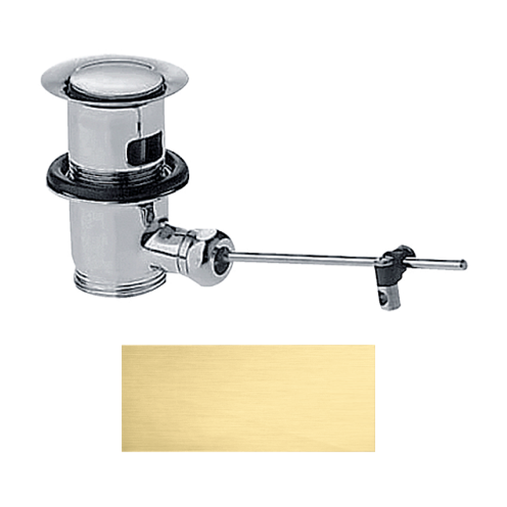 Сливной набор с возможностью перекрытия стока, для раковины и биде Axor, 51302950, шлифованная медь