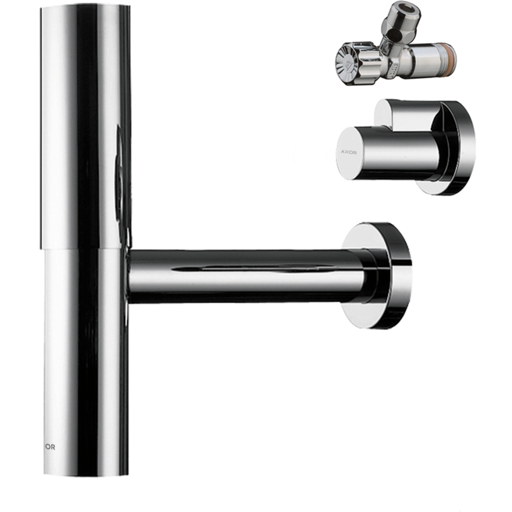 Дизайнерский сифон Flowstar Axor, 51304130, полированная бронза