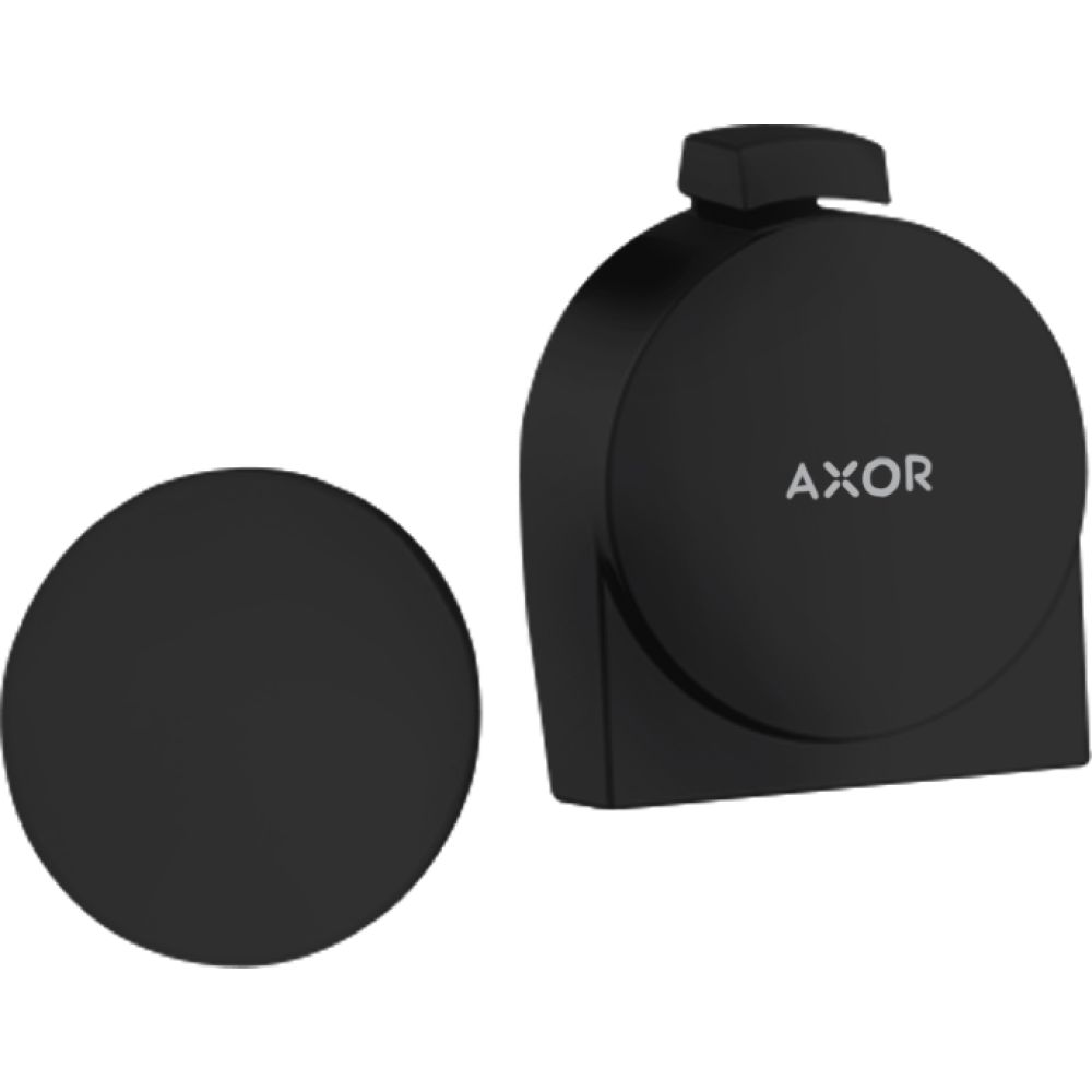 Внешняя часть набора налив-слив-перелив для ванны Axor, 58304670, матовый черный