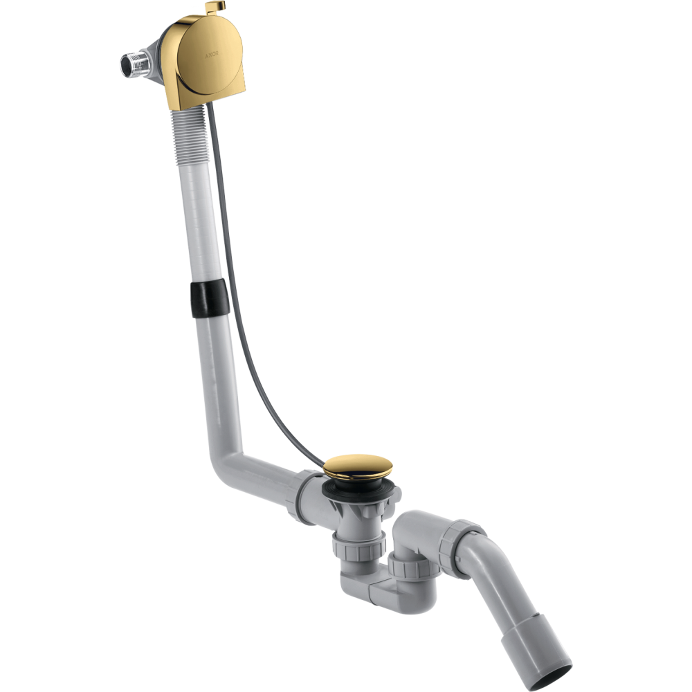 Набор для налива-слива-перелива для стандартных ванн Axor, 58307990, полированное золото