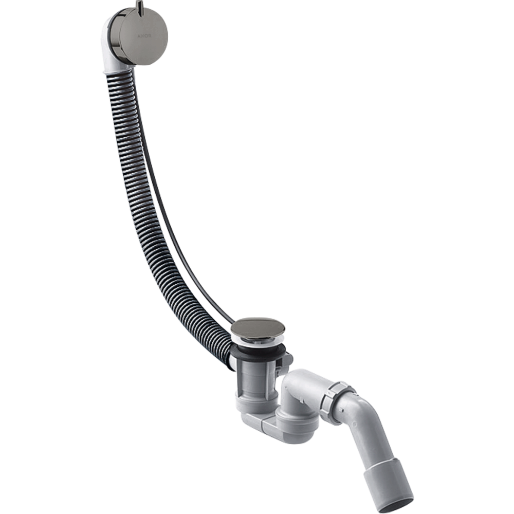 Набор для слива-перелива для стандартных ванн Flexaplus Axor, 58316330, полированный черный хром 