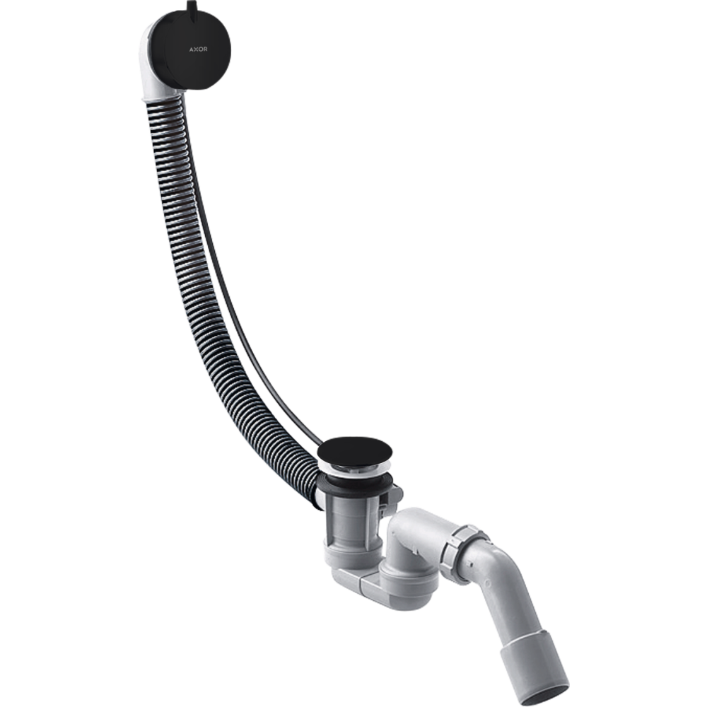 Набор для слива-перелива для стандартных ванн Axor, 58316670, матовый черный