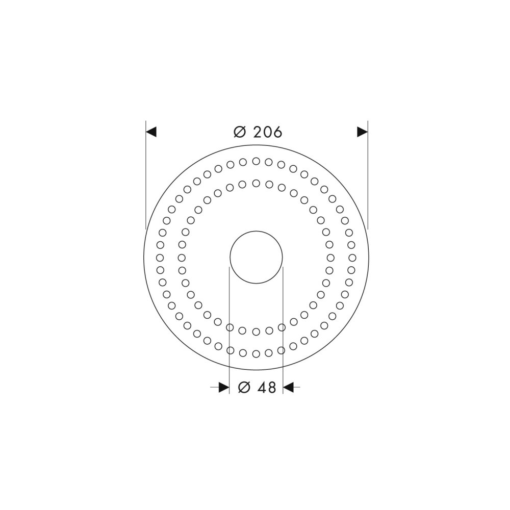 Уплотнительная манжета Axor Starck, 96660000, хром