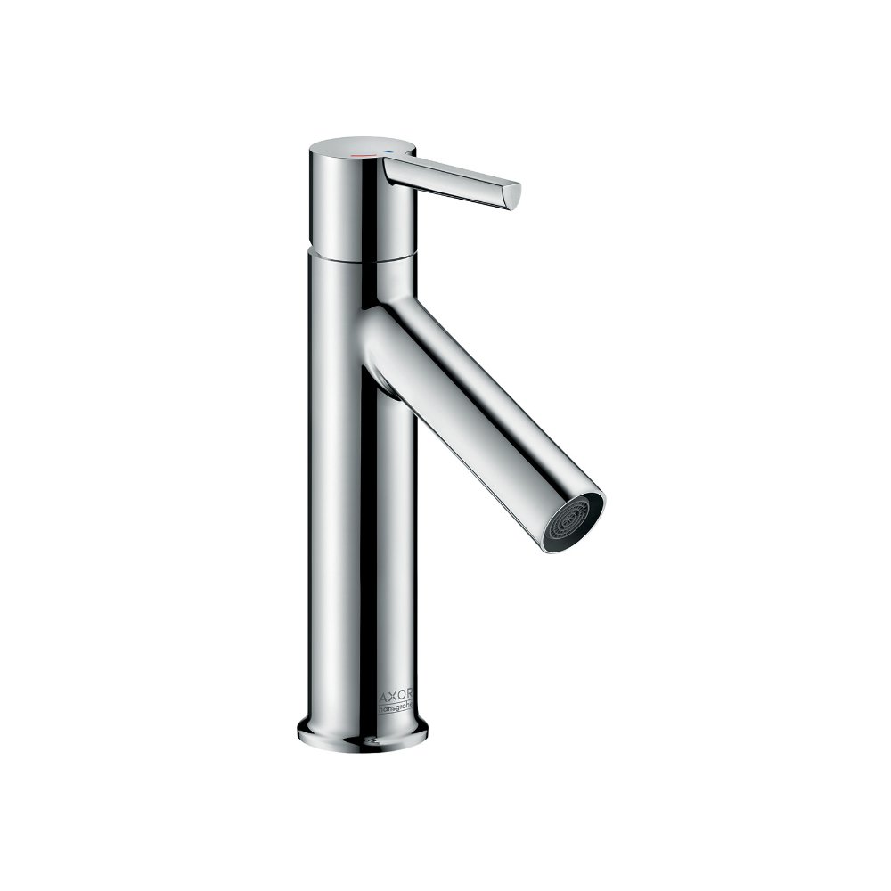 Смеситель AXOR Starck для раковины с высотой излива 100 мм CoolStart со сливным гарнитуром хром  10007000