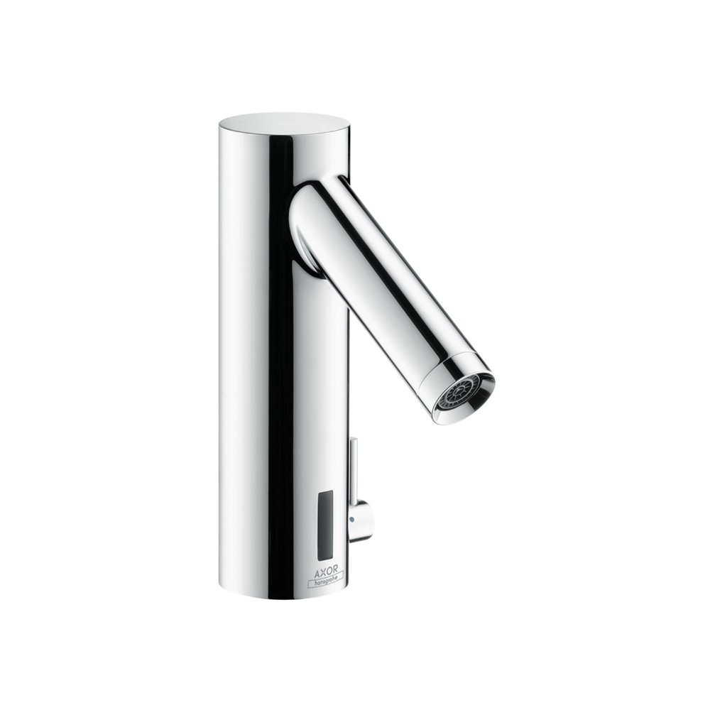 Смеситель AXOR Starck Organic для раковины электронный с регулировкой температуры питание от батареек хром  10101000