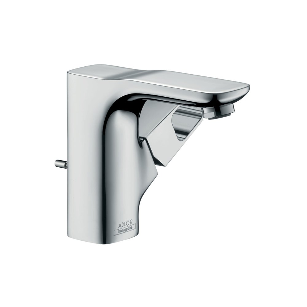 Смеситель для маленькой раковины AXOR Urquiola с высотой излива 110 мм со сливным гарнитуром хром  11025000