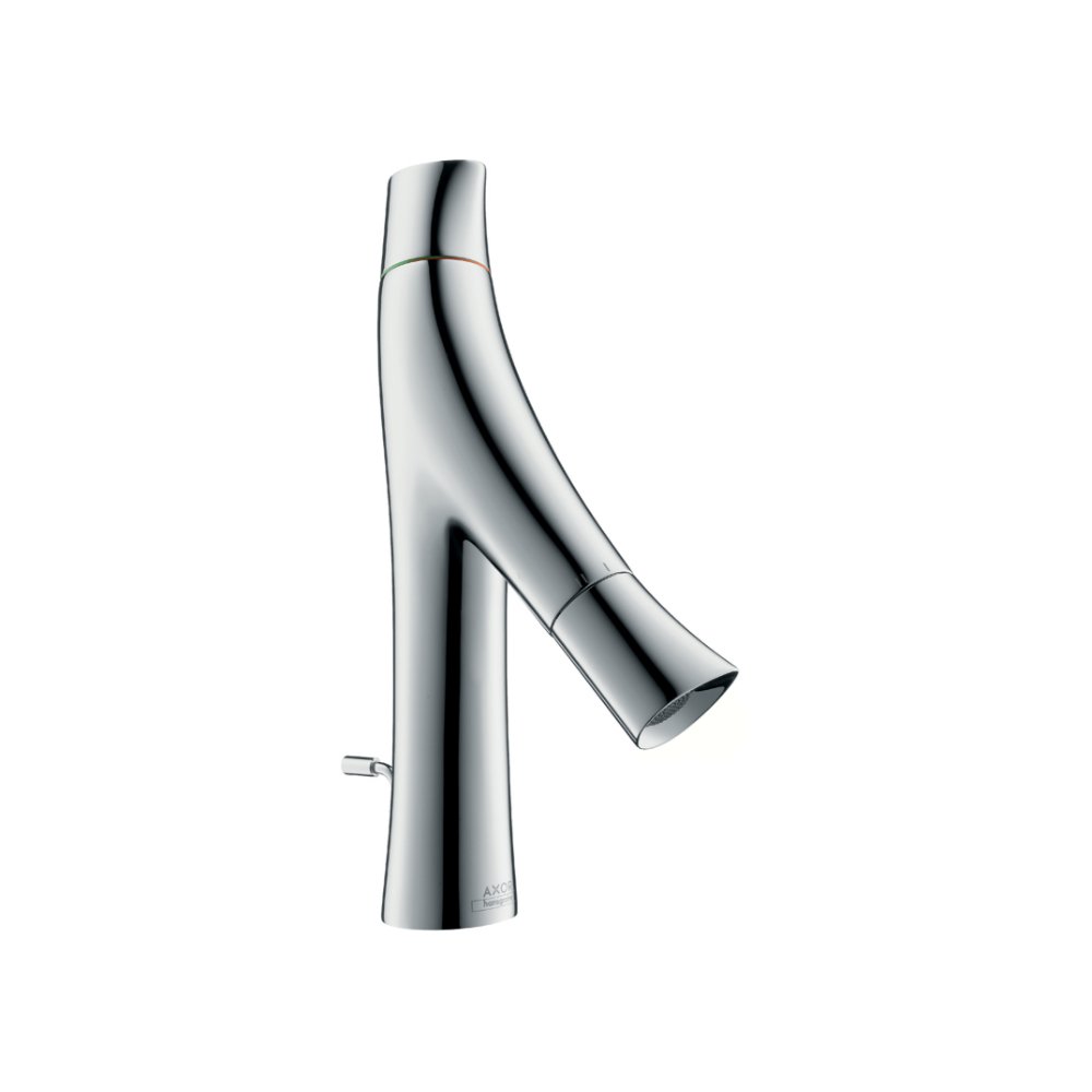 Смеситель AXOR Starck Organic для раковины с двумя рукоятками 80 мм Select со сливным гарнитуром хром 12010000