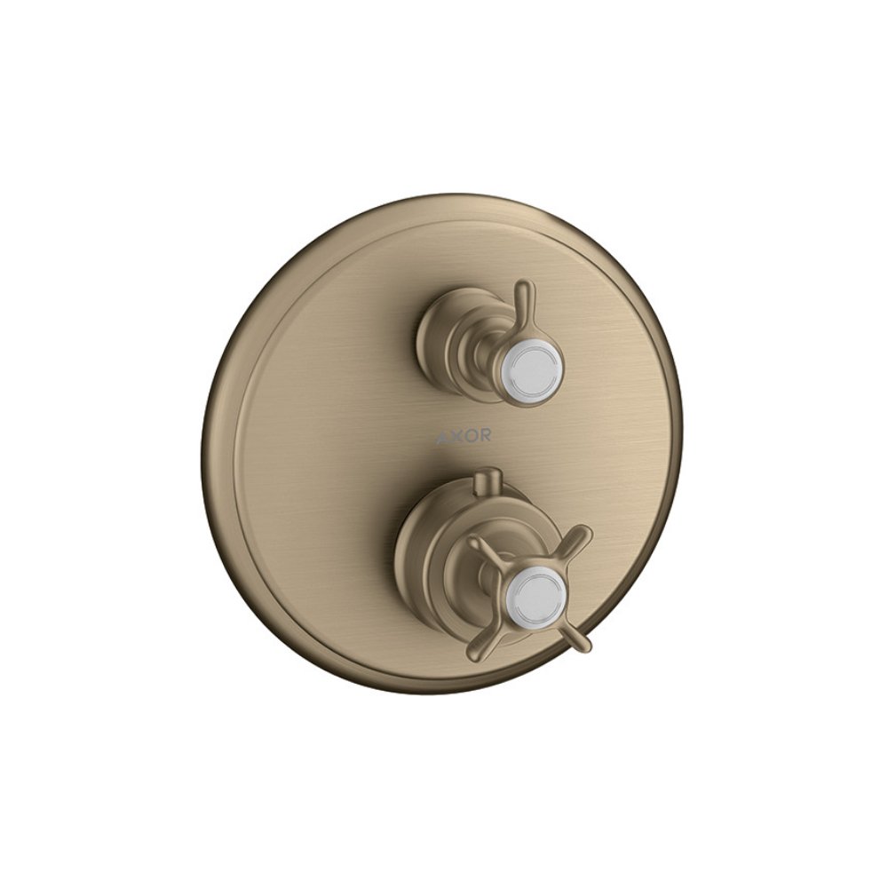 Термостат AXOR Massaud с запорным вентилем для скрытого монтажа хром  16800820