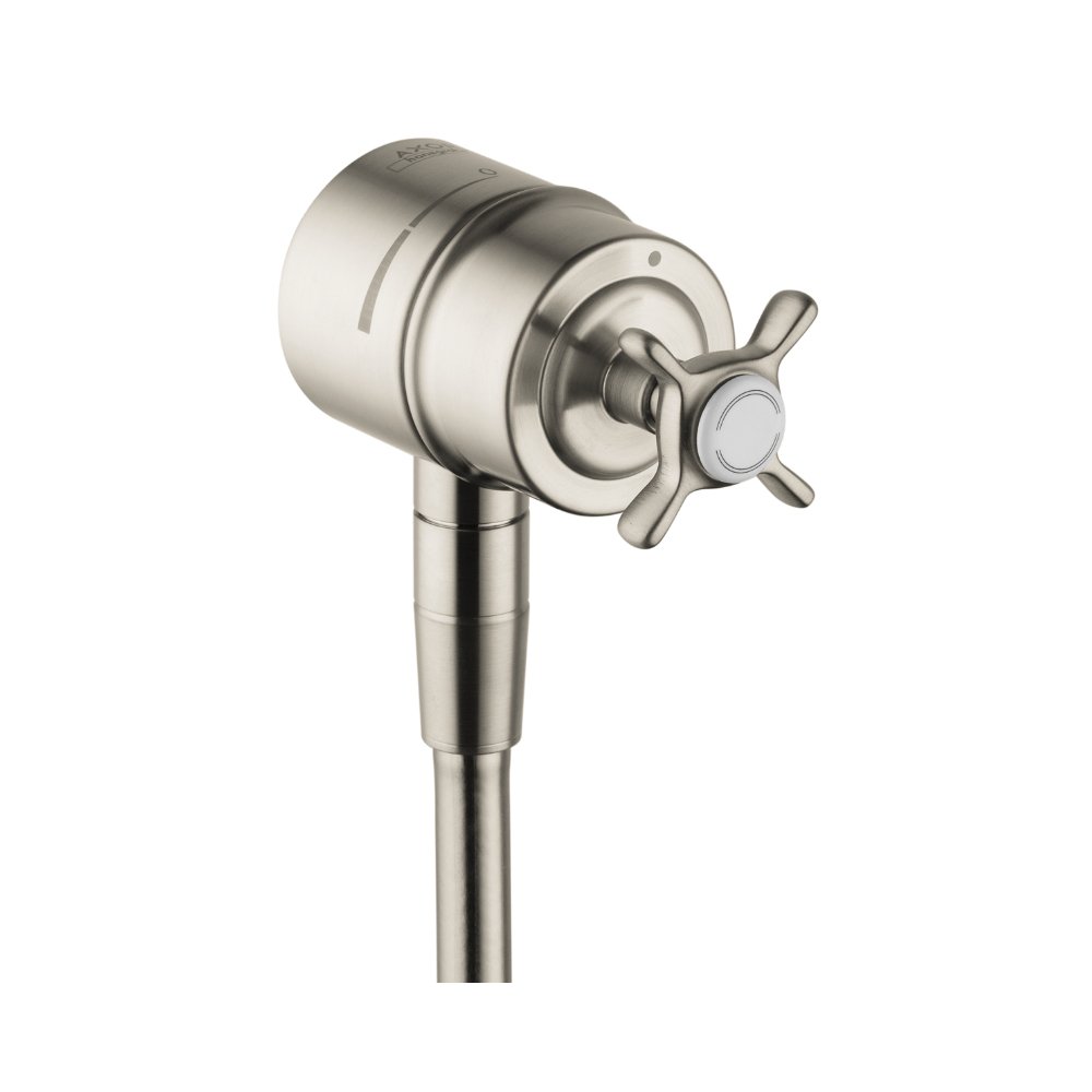 AXOR Carlton Fixfit Stop шланговое подсоединение с крестовой рукояткой 1/2  хром  16882820