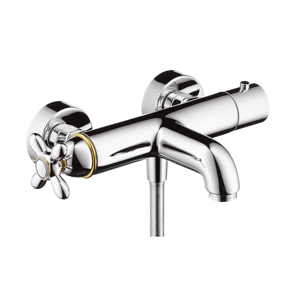 Термостат AXOR Carlton для ванны внешнего монтажа 1/2  хром и золото  17241000