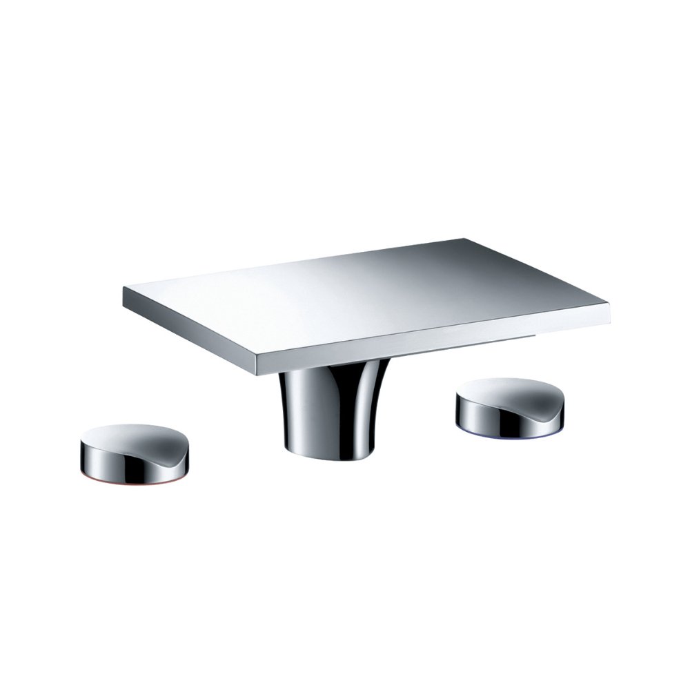 Смеситель AXOR Uno для раковины напольный с рукояткой петлей с неперекрываемым сливным набором хром  18013000