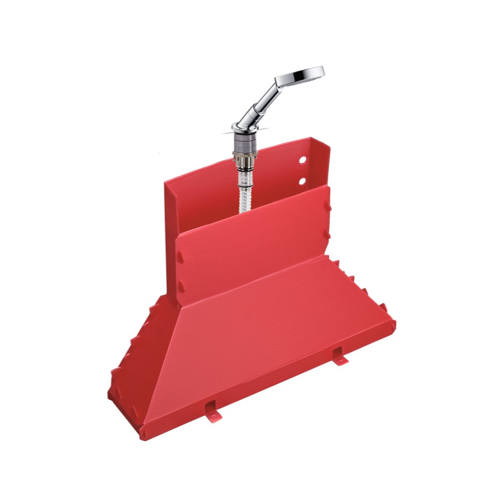 Набор AXOR Secuflex на край ванны с ручным душем 1/2  хром  19418000