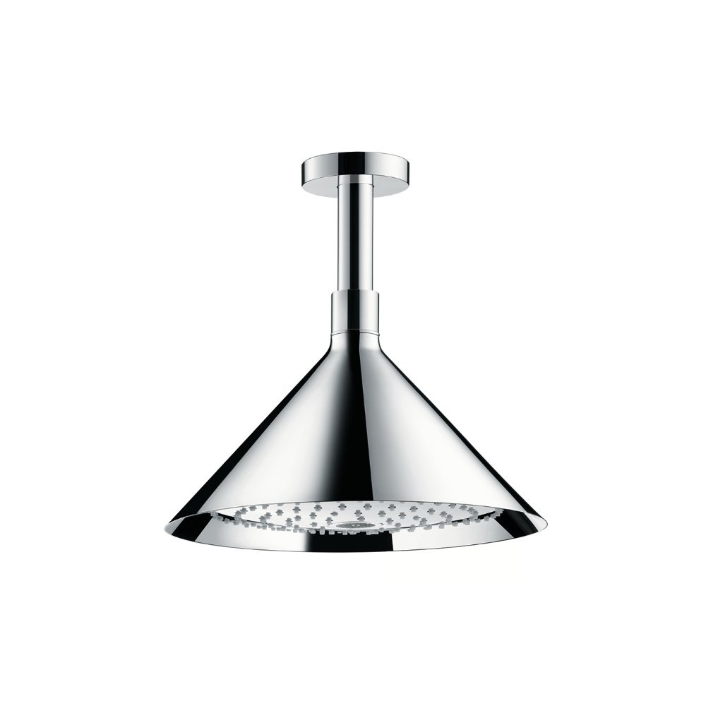 Верхний душ AXOR Showers/Front 240 2jet с потолочным подсоединением дизайн Front хром  26022000