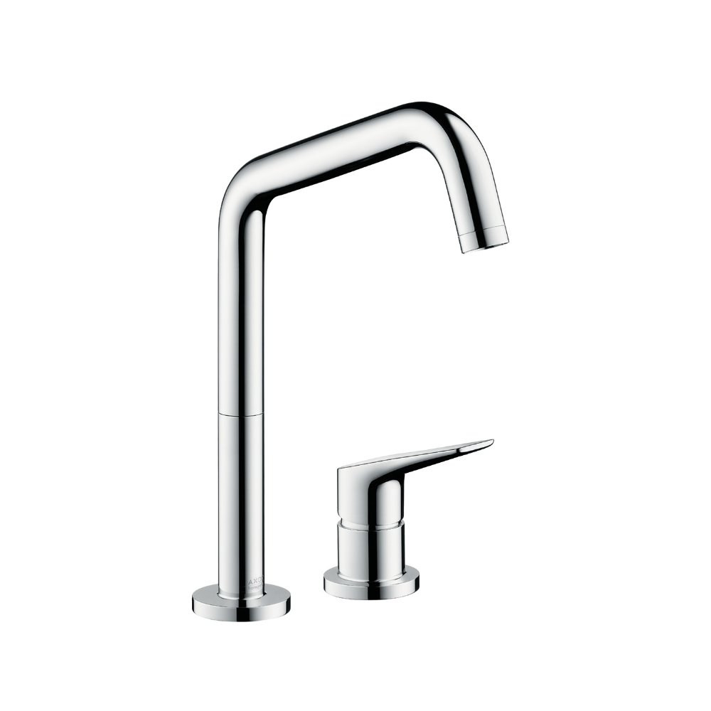 Смеситель для кухни AXOR Citterio M на 2 отверстия 1/2  нержавеющая сталь  34820800