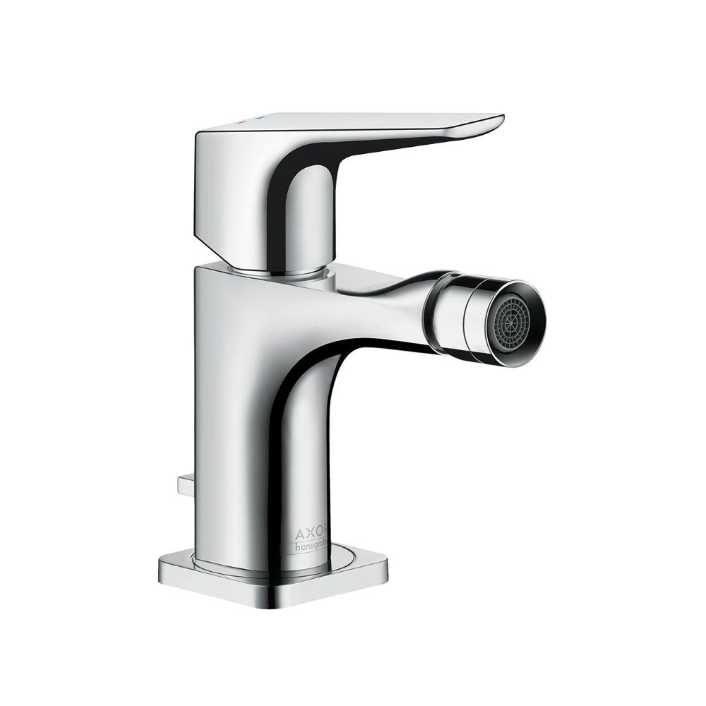 Смеситель для биде AXOR Citterio E с рычаговой рукояткой и сливным гарнитуром хром  36121000