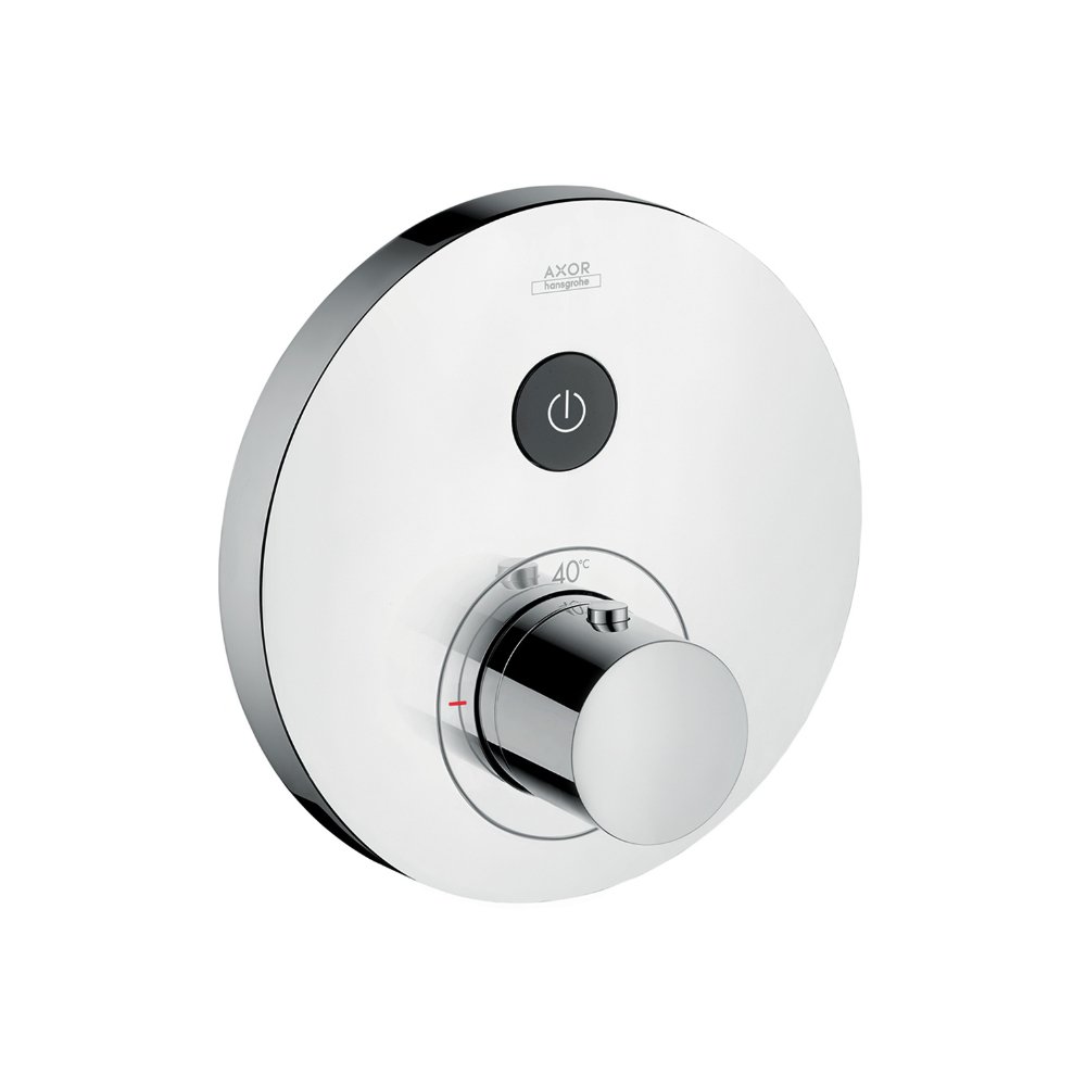 Термостат AXOR ShowerSelect для 1 потребителя для скрытого монтажа круглый шлифованный никель  36722000