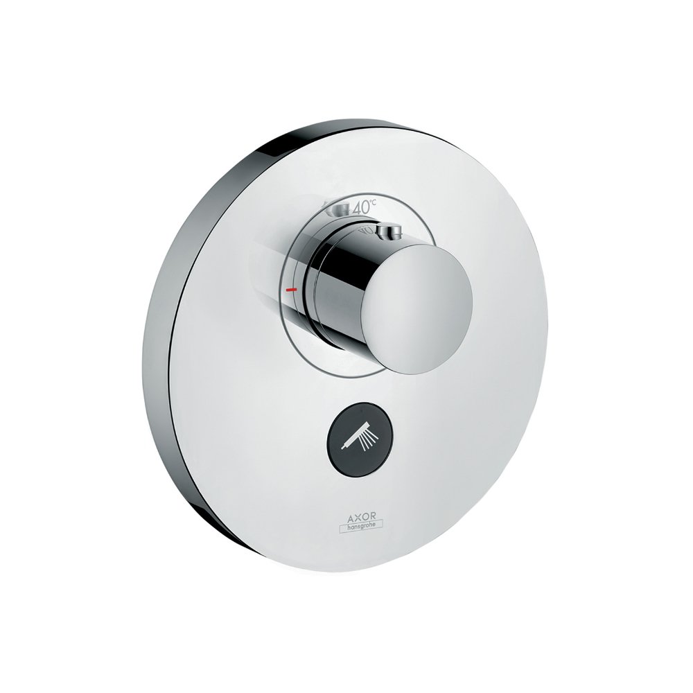 Термостат AXOR ShowerSelect Highflow для 1 потребителя с клапаном для ручного душа для скрытого монтажа шлифованный никель круглый  36726000