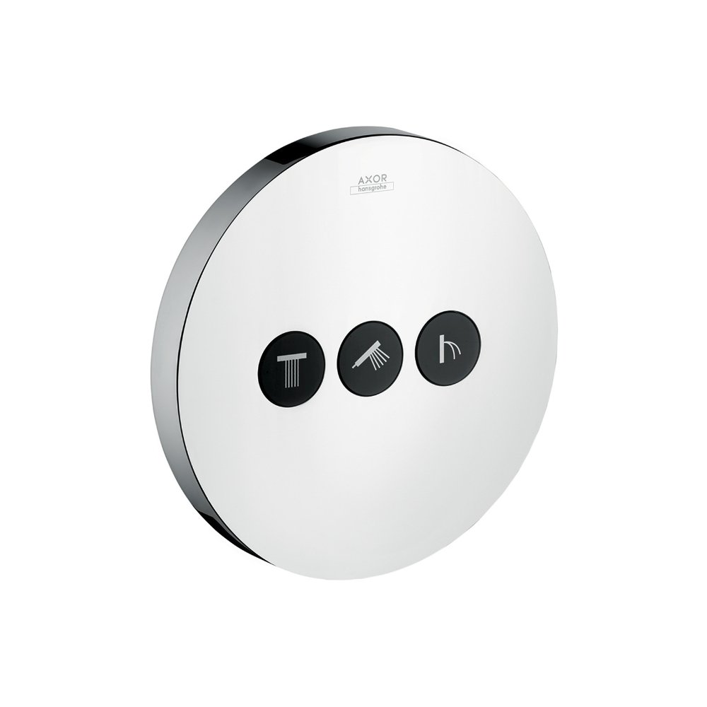 Запорный вентиль переключатель потоков AXOR ShowerSelect на 3 потребителя для скрытого монтажа хром  36727000