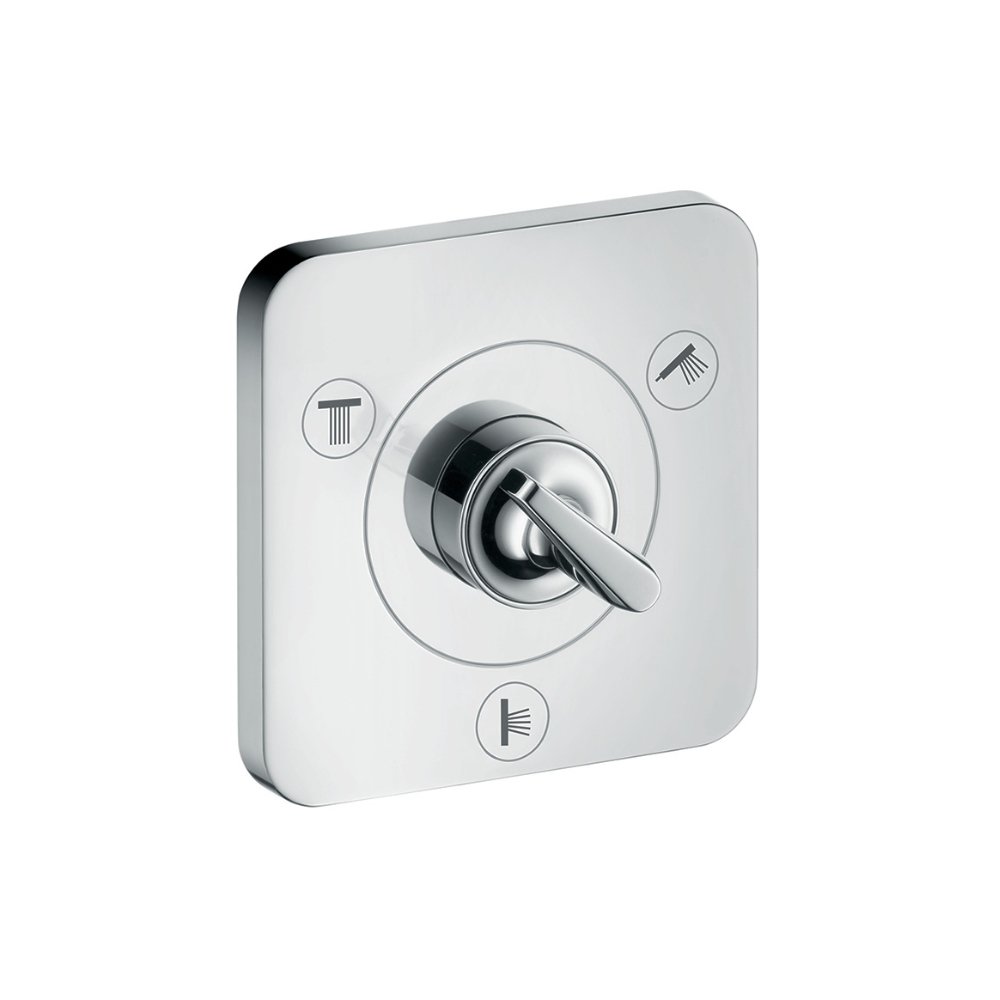 Запорный вентиль переключатель потоков AXOR Citterio E Trio/Quattro размером 120 мм для скрытого монтажа хром  36772000