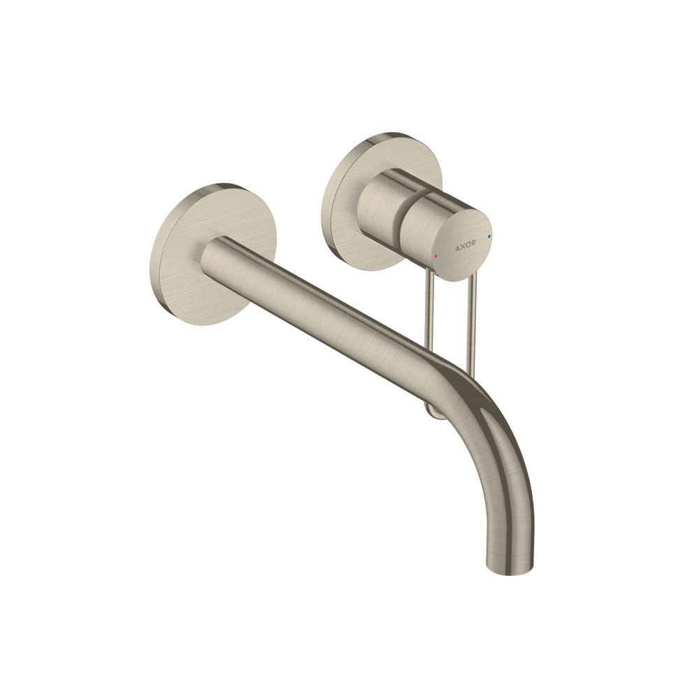 Смеситель AXOR Uno для раковины с рукояткой петлей излив 225 настенный для скрытого монтажа полированная латунь  38122820