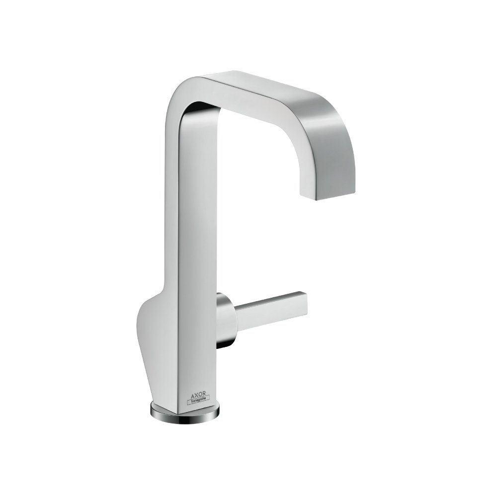Смеситель для маленькой раковины AXOR Citterio без донного клапана хром  39037000
