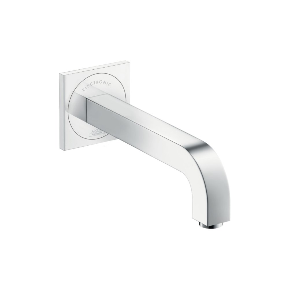 Электронный смеситель AXOR Uno излив 225 мм настенный с изливом для скрытого монтажа хром  39118000
