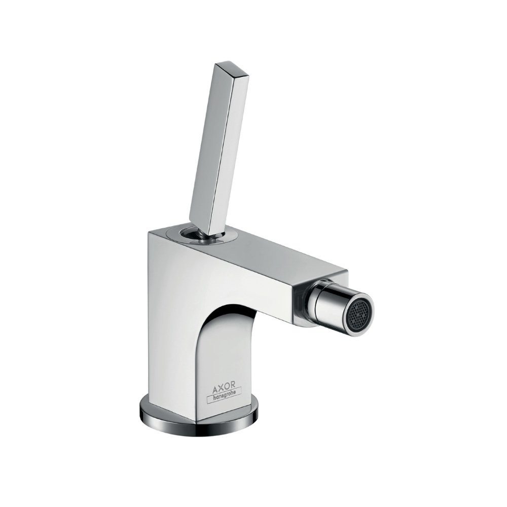 Смеситель для биде AXOR Citterio 90 со сливным гарнитуром хром  39210000