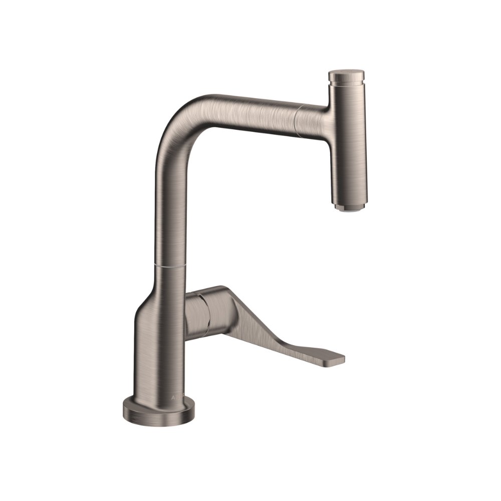 Смеситель для кухни AXOR Citterio с выдвижным душем нержавеющая сталь  39861800