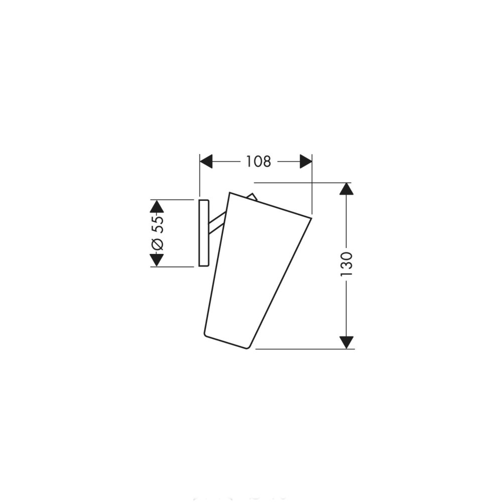 Стаканчик для зубных щеток AXOR Carlton хром  40834000