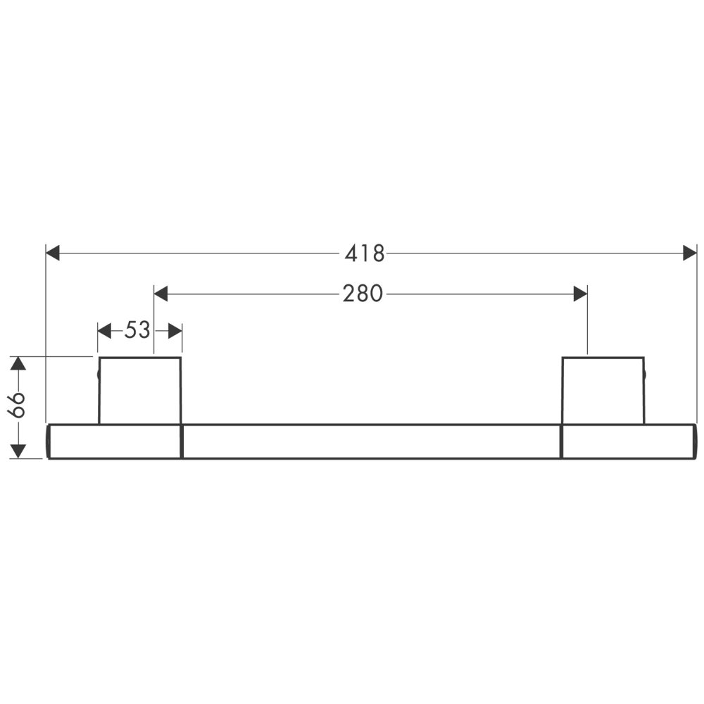 Поручень AXOR Uno хром  41530000