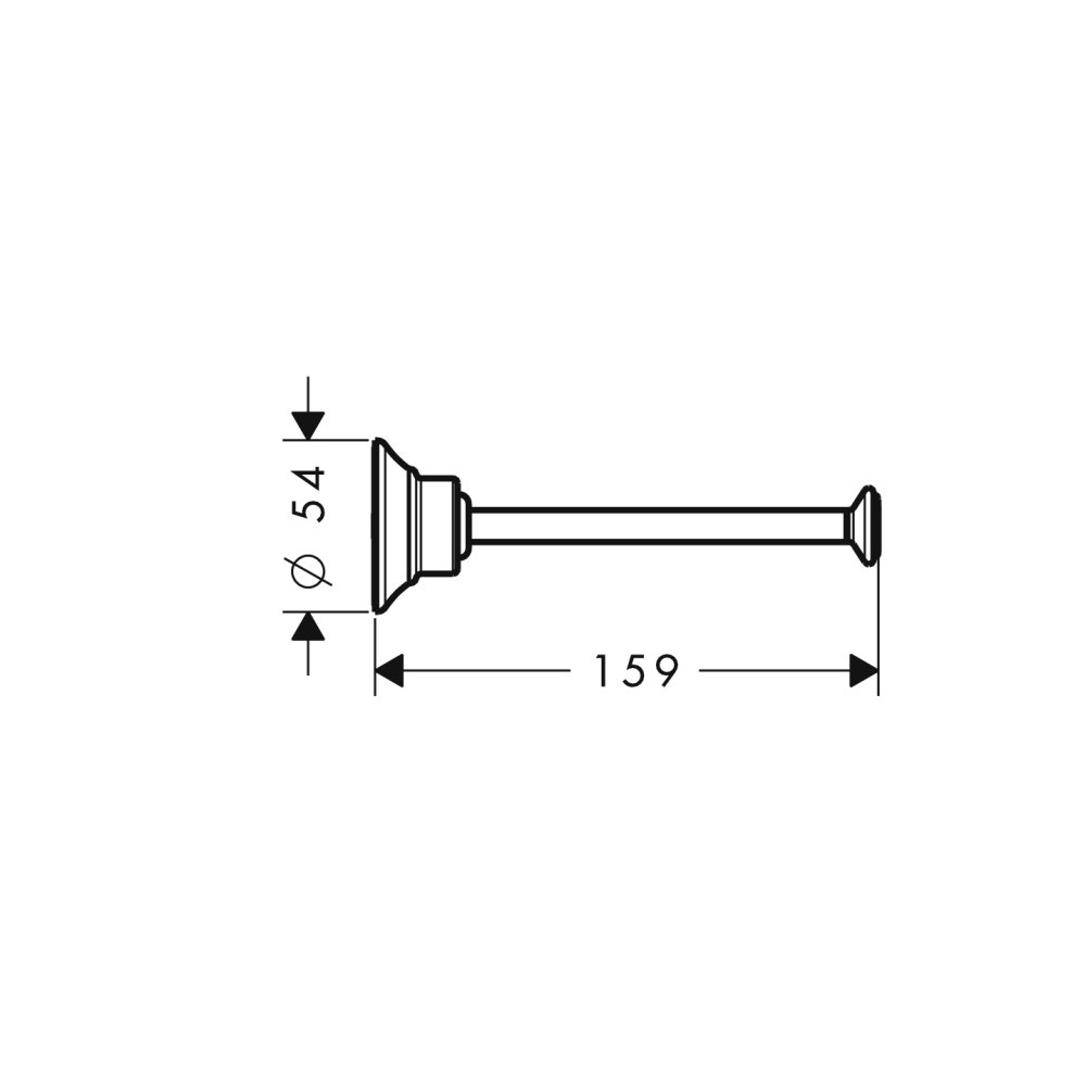 Держатель для туалетной бумаги AXOR Montreux хром  42028000